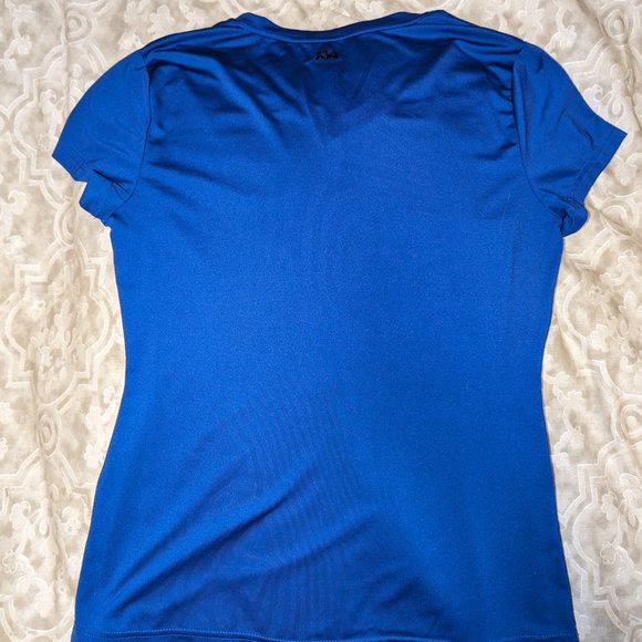FILA workout shirt blue size M - Picture 2 of 5